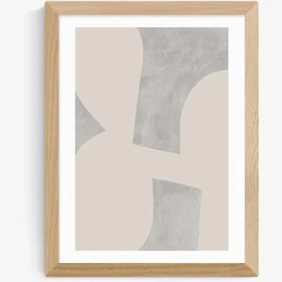 John Lewis EAST END PRINTS Berit Mogensen Lopez 'Cut Out' Framed Print
