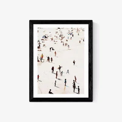 John Lewis EAST END PRINTS Rafael Farias 'Beach Life' Framed Print