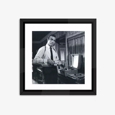 John Lewis James Bond Vodka Martini - Framed Print & Mount, 45.5 x 45.5cm