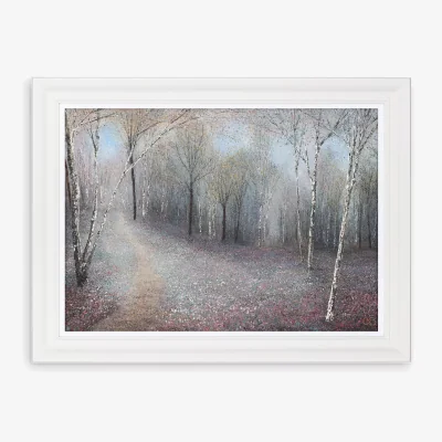 John Lewis Chris Bourne - Wildflowers Framed Print, 62 x 82cm, Grey/Multi