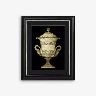 John Lewis Garden Antiquities IV Framed Print & Mount, 60 x 50cm, Black