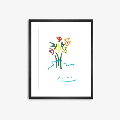 John Lewis Pablo Picasso - 'Fleurs' Framed Print & Mount, 50 x 40cm, Multi