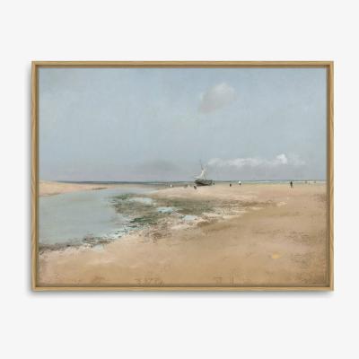 John Lewis John Lewis Edgar Degas 'Beach at Low Tide' Framed Canvas Print, 64 x 84cm, Multi
