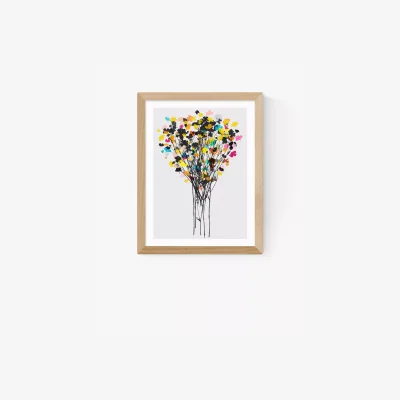 John Lewis EAST END PRINTS Garima Dhawan 'Buttercups II' Framed Print