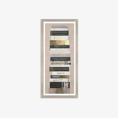 John Lewis John Lewis Faye Reynolds-Lydon 'Fashionista' Framed Print, 44 x 94cm, Multi/Gold