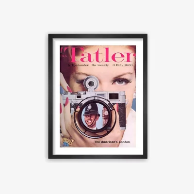 John Lewis The Tatler - February 1960 Magazine Cover Framed Print & Mount, 52 x 42cm, Multi