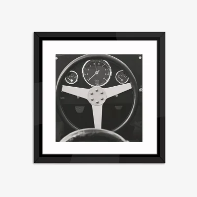 John Lewis 1959 Porsche - Framed Print & Mount, 55.5 x 55.5cm