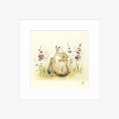 John Lewis John Lewis Sarah Reilly 'Precious One' Framed Print & Mount, 44.5 x 44.5cm, Cream/White
