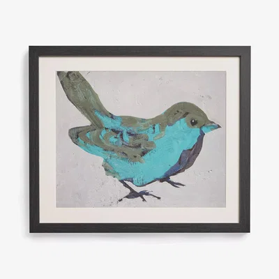 John Lewis John Lewis Erin McGee 'Blue Bird' Framed Print & Mount, 54.5 x 64.5cm, Blue
