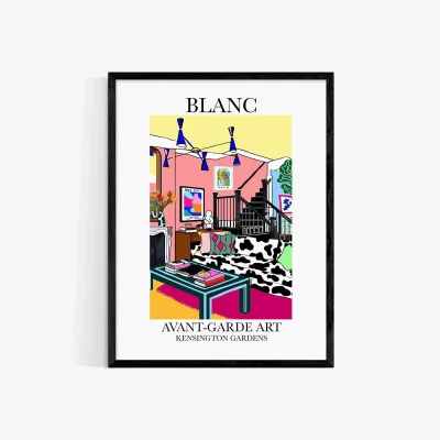 John Lewis EAST END PRINTS BLANC Prints 'Kensington Gardens' Framed Print