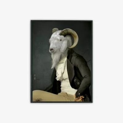 John Lewis ibride Rodolphe Portrait Limited Edition Framed Print, 74 x 56 cm