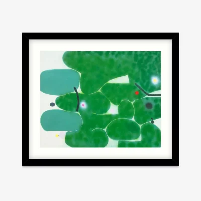 John Lewis John Lewis & Partners + Tate Victor Pasmore 'The Green Earth' Wood Framed Print & Mount, 54 x 64cm