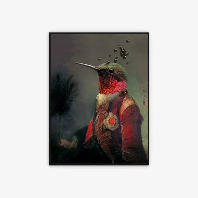 John Lewis iBride Ambroise Portrait Limited Edition Framed Print, 85 x 64 cm
