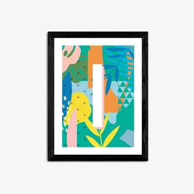 John Lewis EAST END PRINTS Sei and Ru 'I Letter' Framed Print