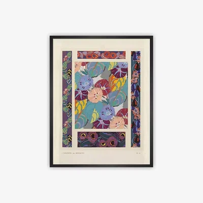 John Lewis Edouard Benedictus - Variations Plate 15 Framed Print, 70 x 55cm, Multi