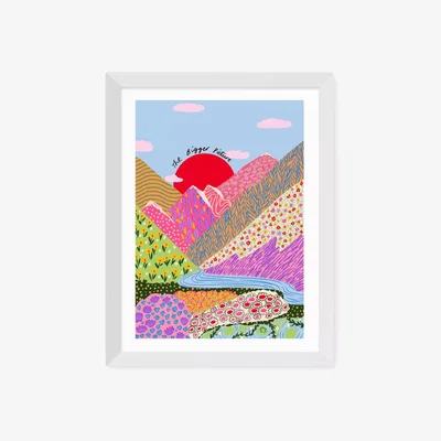 John Lewis EAST END PRINTS Emmy Lupin Studio 'Bigger Picture' Framed Print