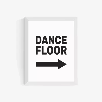 John Lewis EAST END PRINTS The Native State 'Dancefloor' Framed Print