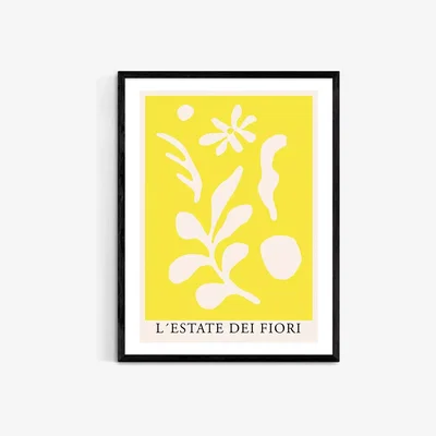 John Lewis EAST END PRINTS Ani Vidotto 'L'Estate dei Fiori' Framed Print