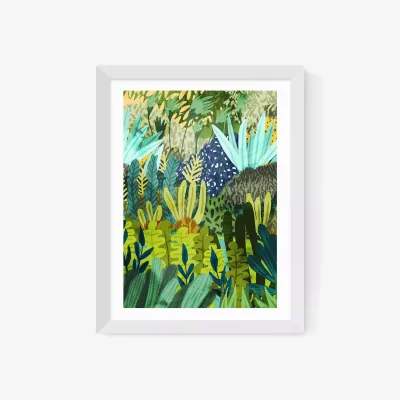 John Lewis EAST END PRINTS 83 Oranges 'Wild Jungle' Framed Print