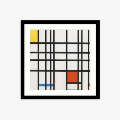 John Lewis John Lewis & Partners + Tate Piet Mondrian 'Composition with Yellow, Blue and Red' Wood Framed Print & Mount, 62 x 62cm