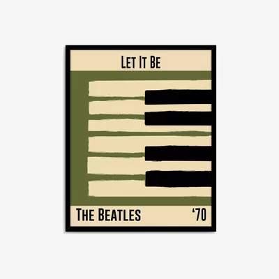 John Lewis John Lewis Dalston 606 'The Beatles' Framed Print, 52 x 42cm, Multi