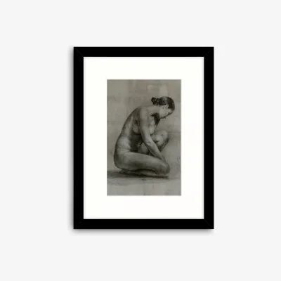 John Lewis Ethan Harper - 'Classic Figure Study I' Framed Print & Mount, 63.5 x 53.5cm, Black/White