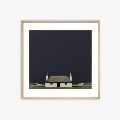 John Lewis Ron Lawson - South Uist Scotland Framed Print & Mount, 62 x 62cm, Black