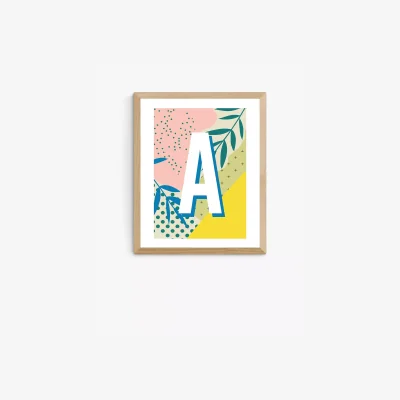 John Lewis EAST END PRINTS Sei and Ru 'A Letter' Framed Print