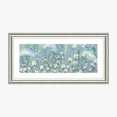 John Lewis Catherine Stephenson - Lavender Daisy Meadow Framed Print & Mount, 55.5 x 110.5cm