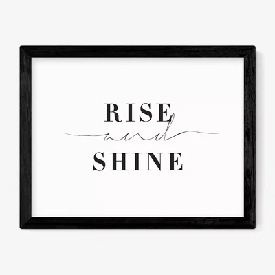 John Lewis EAST END PRINTS Honeymoon Hotel 'Rise and Shine' Framed Print
