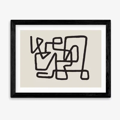 John Lewis EAST END PRINTS In House 'Knot I' Framed Print