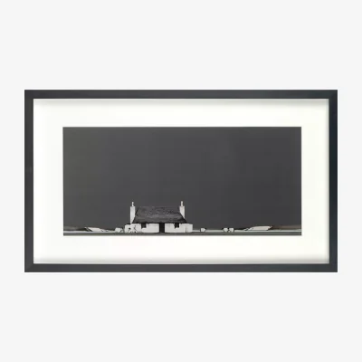 John Lewis Ron Lawson - Tiree Cottage Framed Print, 30 x 51.7cm