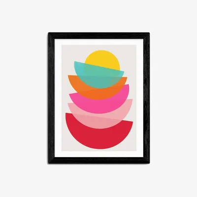 John Lewis EAST END PRINTS Garima Dhawan 'Colorstack II' Framed Print