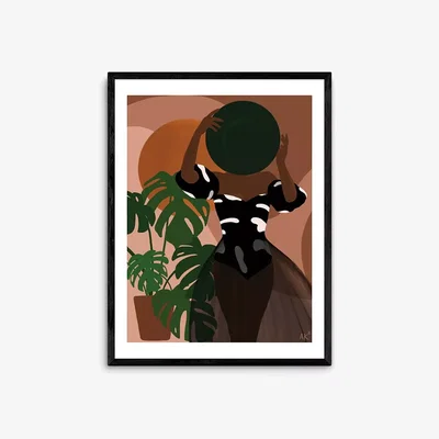 John Lewis EAST END PRINTS Layover Art 'Beach Day' Framed Print