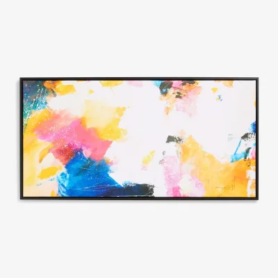 John Lewis Natasha Barnes - 'Energy Within' Abstract Framed Canvas Print, 84 x 84cm, Multi
