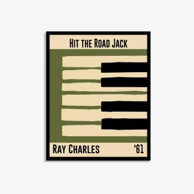 John Lewis John Lewis Dalston 606 'Ray Charles' Framed Print, 52 x 42cm, Multi