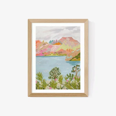 John Lewis EAST END PRINTS Kartika Paramita Studio 'Sendu' Framed Print
