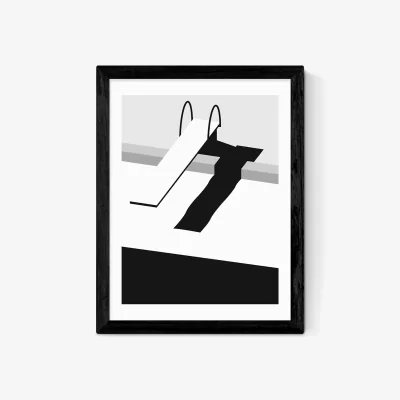 John Lewis EAST END PRINTS Keeler & Sidaway 'The Diving Board' Framed Print