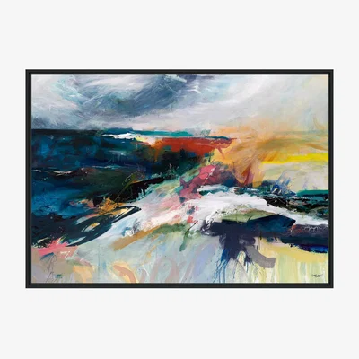 John Lewis John Lewis Georgia Elliot 'Unforgiving Elements' Framed Print, 74 x 104cm, Black