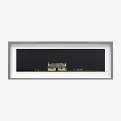 John Lewis Ron Lawson - Island Croft Framed Print, 32 x 92cm