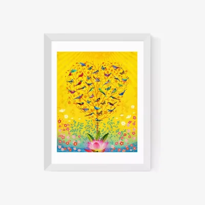 John Lewis EAST END PRINTS Fiona Watson 'The Sound of Sunshine' Framed Print