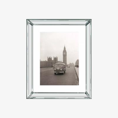John Lewis Brookpace Lascelles 'VW Campervan, Big Ben, London' Framed Print, 60 x 50cm, Black/White