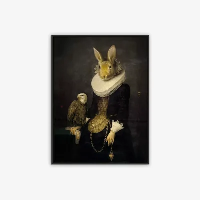 John Lewis ibride Zhao Portrait Limited Edition Framed Print, 85 x 64 cm