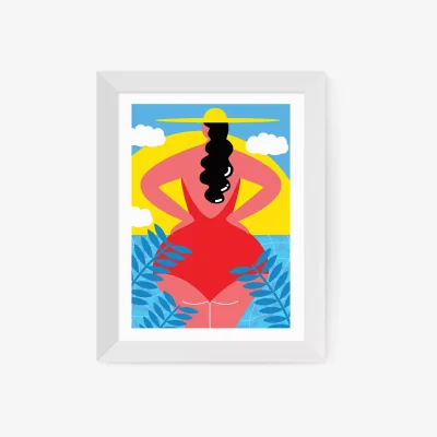 John Lewis EAST END PRINTS Ana Jaks 'Booty' Framed Print
