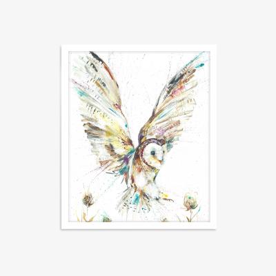 John Lewis John Lewis Nicola Jayne Rowles 'Barn Owl II' Framed Print, 63.5 x 53.5cm, Multi