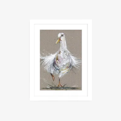 John Lewis John Lewis Nicola Jane Rowles 'In a Flap' Framed Print & Mount, 43.5 x 33.5cm, White/Multi