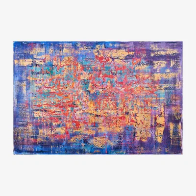 John Lewis Julian Castro - 'Let It Be' Canvas Print, 80 x 120cm, Purple/Multi