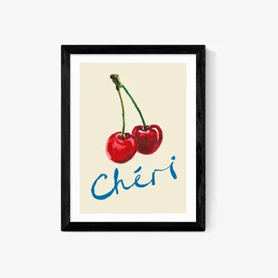 John Lewis EAST END PRINTS Poet and Painter 'Cheri' Framed Print