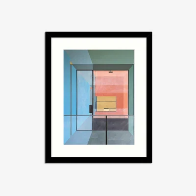 John Lewis Michelle Barratt - 'Unité Colour 03.02.' Framed Print, H53.5 x W43.5cm, Multi