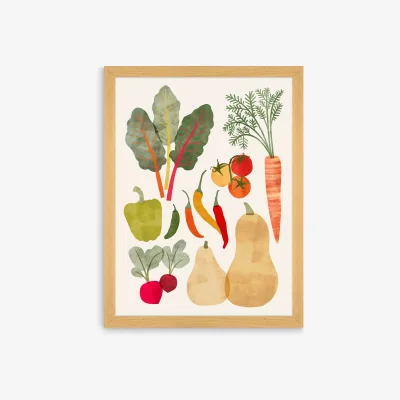 John Lewis Victoria Barnes - 'Garden Offering II' Framed Print, 42 x 32cm, Multi